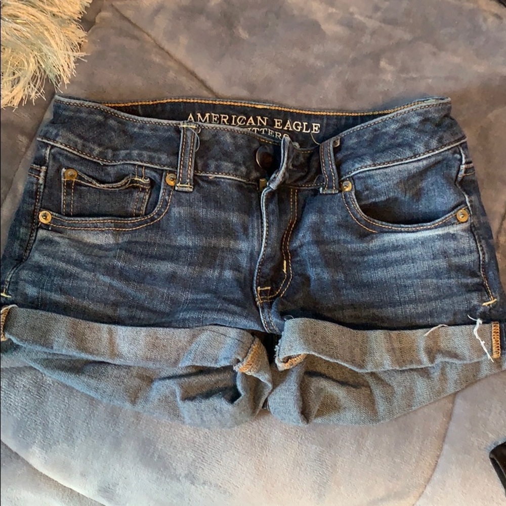 American Eagle Outfitters shortie Jean shorts
